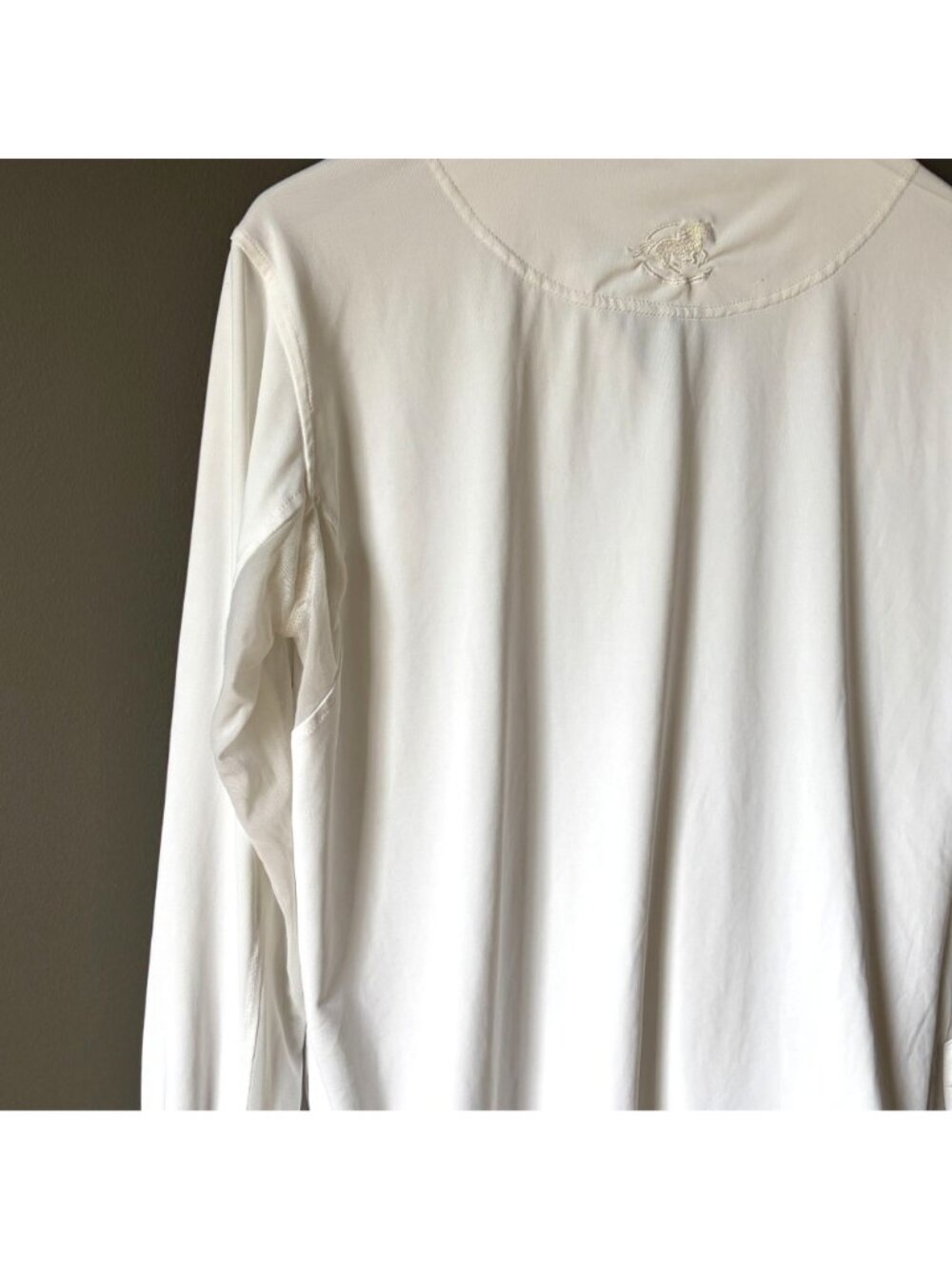 Piper SmartPak White Long Sleeve Riding Show Shirt Snap Front Tech Womens XL - Picture 4 of 4